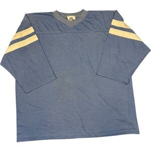 Athletic Stripe Vintage 80’s Blank Tee